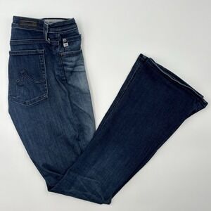 AG Adriano Goldschmied The Angel Bootcut Jeans Women's 30x32 Dark Wash‎ Stretch